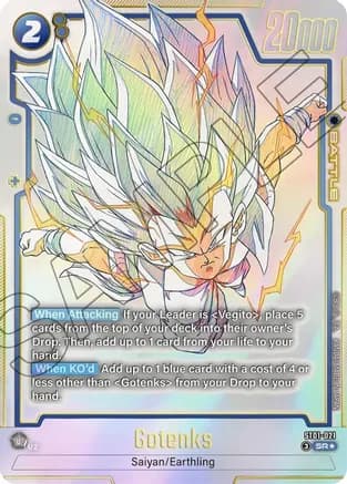 Gotenks - ST01-021 (Alternate Art) — Story Booster 01