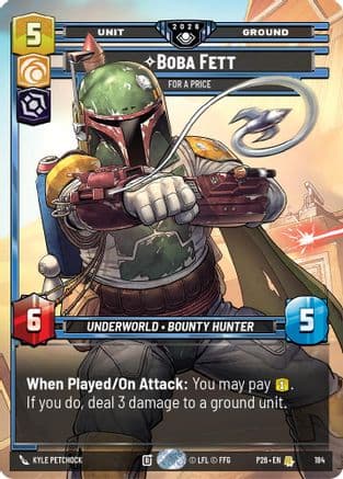 Boba Fett - For a Price — Galactic Championship 2026