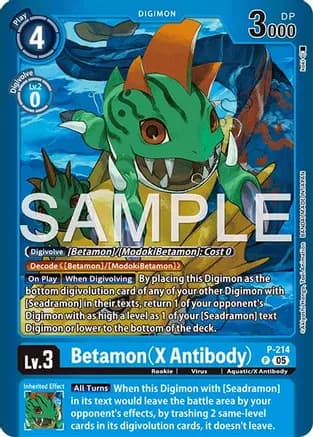 Betamon (X Antibody) — Limited Card Pack -Final Crest-