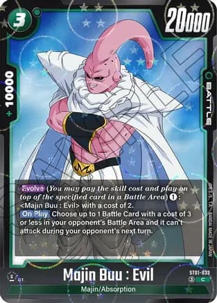 Majin Buu : Evil - ST01-033 (Dragon Ball Pattern) — Story Booster 01