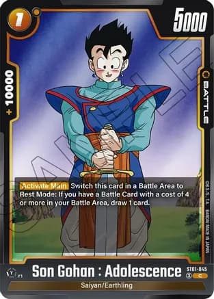 Son Gohan : Adolescence - ST01-045 — Story Booster 01