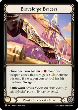 Braveforge Bracers — Mastery Pack Warrior