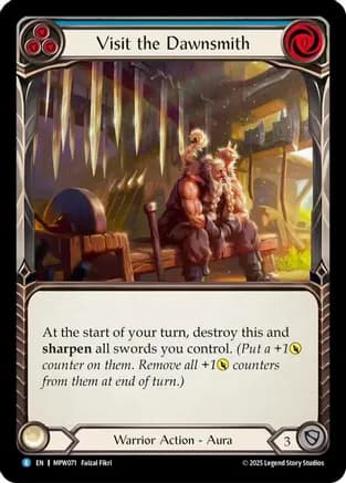 Visit the Dawnsmith (Blue) — Mastery Pack Warrior
