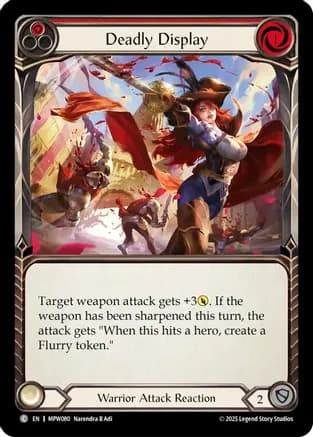 Deadly Display (Red) — Mastery Pack Warrior