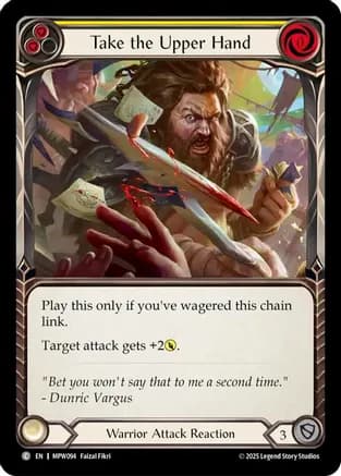Take the Upper Hand (Yellow) — Mastery Pack Warrior