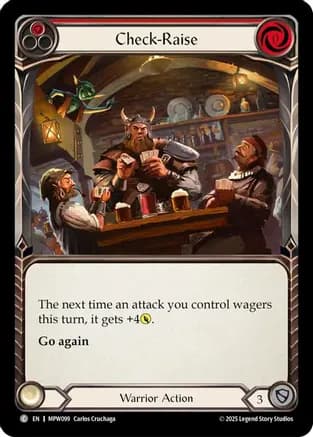 Check-Raise (Red) — Mastery Pack Warrior