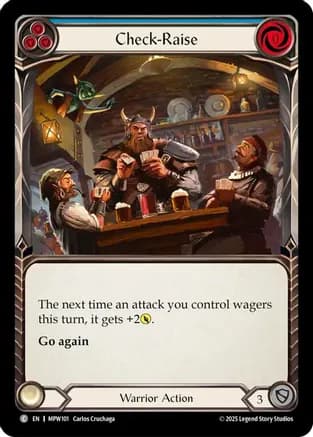Check-Raise (Blue) — Mastery Pack Warrior