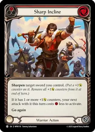 Sharp Incline (Red) — Mastery Pack Warrior