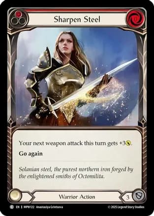 Sharpen Steel (Red) — Mastery Pack Warrior
