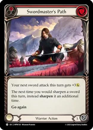 Swordmaster's Path (Red) — Mastery Pack Warrior