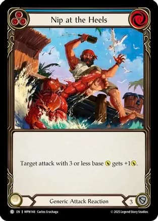 Nip at the Heels (Blue) — Mastery Pack Warrior
