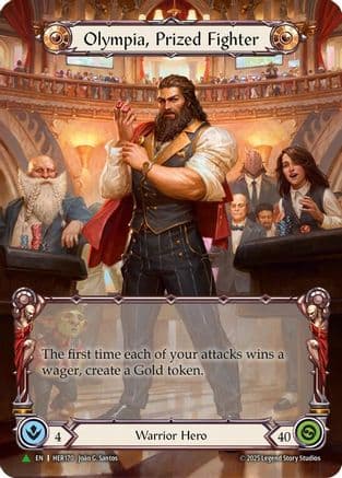 Olympia, Prized Fighter (Extended Art) - HER170 — Flesh and Blood: Promo Cards