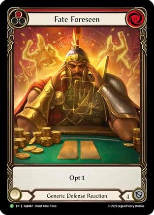 Fate Foreseen - FAB487 — Flesh and Blood: Promo Cards