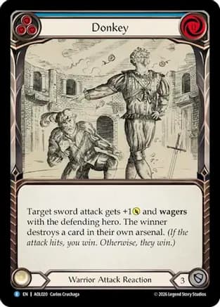 Donkey (Blue) — Armory Deck: Olympia