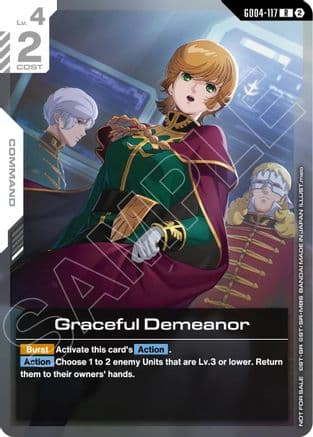 Graceful Demeanor (Newtype Challenge 2026 Mission 4) — Gundam Promotional Cards
