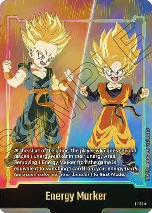 Energy Marker (E-156) (Gold) — Fusion World Energy Markers