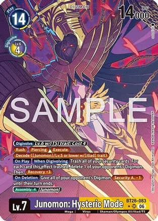 Junomon: Hysteric Mode (Alternate Art) — Timeless Bonds