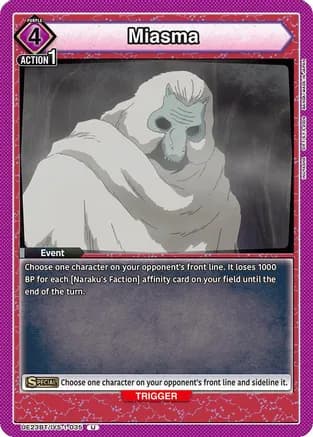 Miasma — UE23BT: Inuyasha