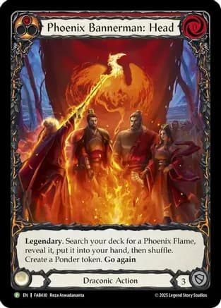 Phoenix Bannerman: Head - FAB430 — Flesh and Blood: Promo Cards