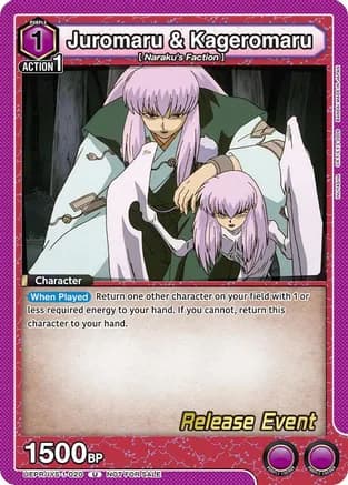 Juromaru & Kageromaru — UE23BT: Inuyasha Release Event Cards