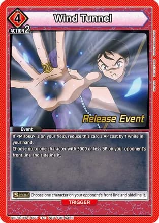 Wind Tunnel — UE23BT: Inuyasha Release Event Cards