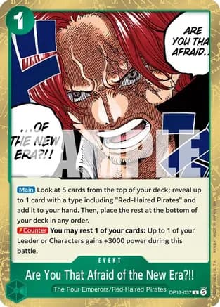 Are You That Afraid of the New Era?! — The World's Strongest Warriors