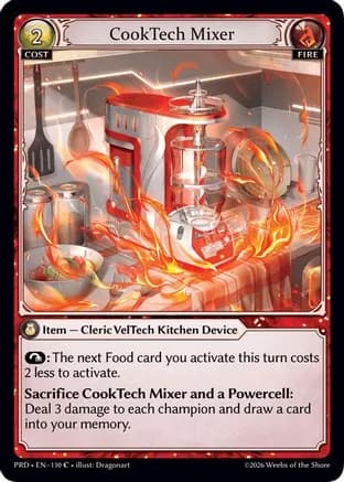 CookTech Mixer — .asphodel/paradise