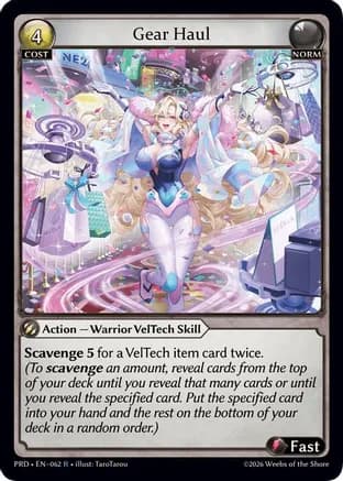Gear Haul — .asphodel/paradise