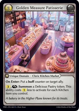 Golden Measure Patisserie — .asphodel/paradise