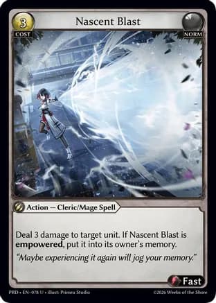 Nascent Blast — .asphodel/paradise