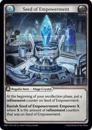 Seed of Empowerment — .asphodel/paradise