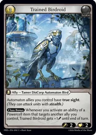 Trained Birdroid — .asphodel/paradise
