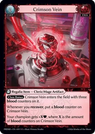 Crimson Vein — .asphodel/paradise Starter Decks
