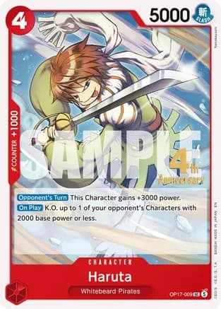 Haruta — The World's Strongest Warriors Release Event Cards