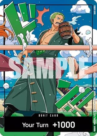 DON!! Card (World United) (Zoro) — One Piece Promotion Cards