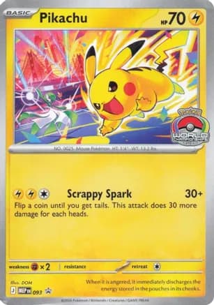 Pikachu - 093 — ME: Mega Evolution Promo