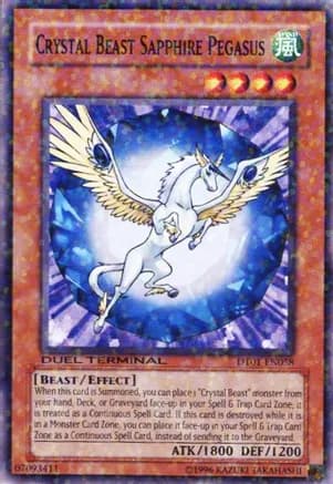 Crystal Beast Sapphire Pegasus — Duel Terminal 1