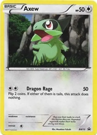 Axew - BW10 — Black and White Promos