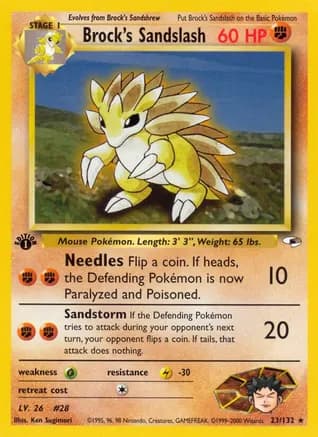 Brock's Sandslash — Gym Heroes