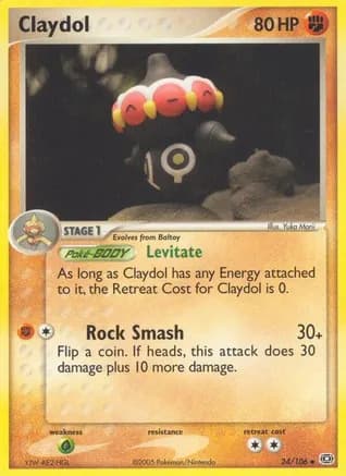Claydol — EX Emerald