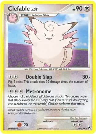 Clefable — Diamond and Pearl