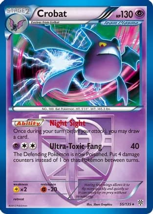 Crobat (Team Plasma) — Plasma Storm