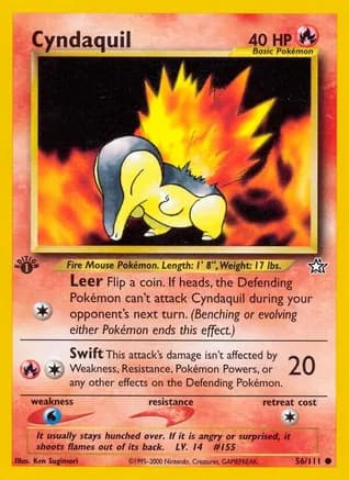 Cyndaquil (56) — Neo Genesis