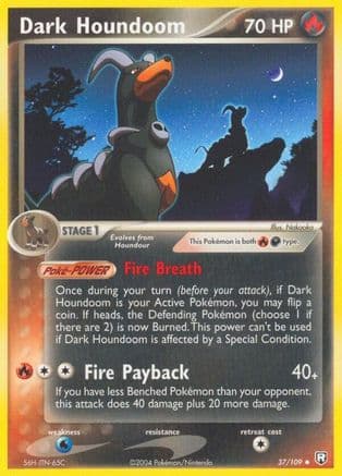 Dark Houndoom - 037/109 — EX Team Rocket Returns