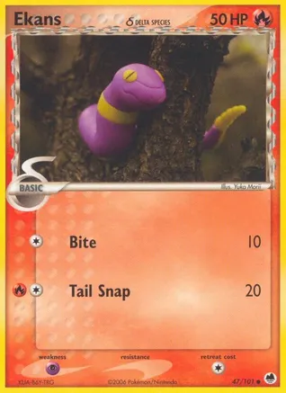 Ekans (Delta Species) — EX Dragon Frontiers