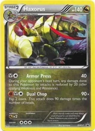Haxorus - BW57 — Black and White Promos