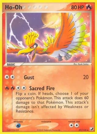 Ho-Oh — EX Unseen Forces