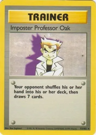Imposter Professor Oak — Base Set