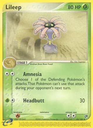 Lileep - 43/100 — EX Sandstorm