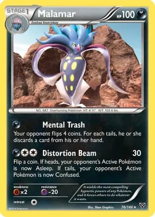 Malamar (76) — XY Base Set